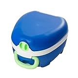 My Carry Potty - Blue Travel Potty, Award-Winning Portable Toddler Toilet Seat for Kids to Take Everywhere