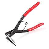 SPEEDWOX Master Cylinder Snap Ring Pliers, 90 Degree Bent Nose Pliers with Red PVC Handles, Internal Snap Ring Pliers, Circlip Snap Ring Pliers, Internal Ring Remover for Motorcycles Trucks Cars