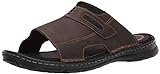 Rockport Men's Darwyn Slide 2 Sandal, Brown II Leather, 12 M US