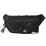 Full Waterproof Fanny Pack for Men Women Plus Size Waist Gym Outdoor Fashion Belt Waist Bag Pack Pouch for Men with Zipper Adjustable Strap,Black