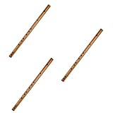 Abaodam 3pcs Piccolo Beginner Flute Native American Flute Introductory Flute Music Instrument Recorder Flute Musical Instrument Handmade Bamboo Flute Flutes Wood Vertical Student Saxophone