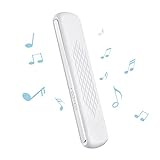 TOAOB Pillow Speaker Bone Conduction Stereo, Bluetooth Sleep Headphones for Deep Sleeping, Insomnia White Noise Machine for Side Sleepers, Mini Portable Pillow Speaker for All People-White