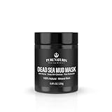 PureNaturis Organic Dead Sea Mud Mask for Face & Body, Premium Spa Quality Pore Minimizer for Acne, Blackheads, Oily Skin -Skin Tightening Formula for Women & Men, Achieves Healthier Complexion 8.8 oz