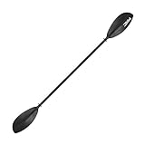 MSC Kayak Paddle,Color Available Black,Yellow,White,Olive,Blue 2-Piece (Black, 95 inches)