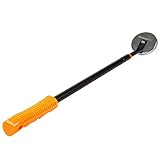 Telescoping Magnetic Pickup Tool - 40-Inch Magnet Stick with 50lb Capacity to Safely Retrieve Nails, Screws, and Metallic Objects by Stalwart (Orange)