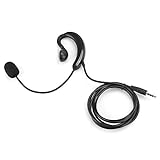 Earhook Type Microphone, Mobile Phone Headset Tablet Earphone MIC, Noise Cancelling Function, for Conferencing, Gaming, Chating