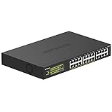 NETGEAR 24-Port Gigabit Ethernet Unmanaged PoE+ Switch (GS324P) - with 16 x PoE+ @ 190W, Desktop or Rackmount