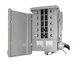 Connecticut Electric EmerGen Transfer Switch - 50 Amp, 10-Circuit, 12500 Watts, for Generator
