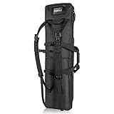 FIRHOLE Rifle Bag Durable rifle backpack for shoting and hunting long rifle carrier solution (Hand Carry With Should Strip, Black, 33 Inches Length & 12 Inches Width)
