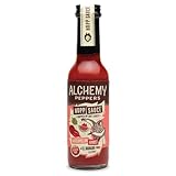 Watermelon Ghost Pepper + El Dorado Hops Hot Sauce by Alchemy Peppers - Scorching Hot Ghost Peppers, Tropical El Dorado Hops, and Sweet Watermelon Purée - Extreme Heat - 5 oz (Pack of 1)