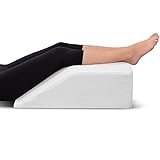 Leg Elevation Memory Foam Pillow with Removeable, Washable Cover - Elevated Pillows for Sleeping, Blood Circulation, Leg Swelling Relief and Sciatica Pain Relief - Pillow for Back Pain and Pregnancy