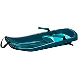 Gizmo Riders Tron Snow Sled for Kids, Kids Sled, Snow Bobsled Sleds for Kids with Brakes for Ages 3 and Up, Durable, Lightweight Plastic Sled, Anti-Slip Seat, Weight Capacity 120 lbs