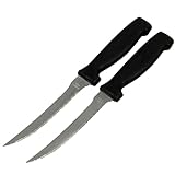 Chef Craft Select Vegetable Knife, 4.5 inch blade 8.5 inches in length 2 piece set, Stainless Steel/Black