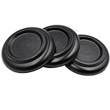 Piano Caster Cups Grand Piano Caster Cups Black Piano Leg Hardwood Cups Pads for Grand Piano (Set of 3)