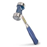 ESTWING Lineman's Hammer - 40 oz Electrical Utility Tool with Smooth/Milled Face & Shock Reduction Grip - E3-40LM