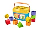Fisher-Price Stacking Toy Baby's First Blocks Set of 10 Shapes for Sorting Play for Infants Ages 6+ Months