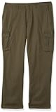 Amazon Essentials Men's Straight-Fit Stretch Cargo Pant (Available in Big & Tall), Olive, 40W x 29L
