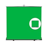 【Wider Style】 RAUBAY 78.7 x 78.7in Large Collapsible Green Screen Backdrop Portable Retractable Chroma Key Panel Photo Background with Stand for Video Conference, Photographic Studio, Streaming