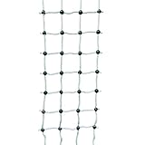 Safe Kidz Cargo Climbing Net, 100% Polyester Rope Ladder, 96' L x 30' W + Drill Bit & Instructions