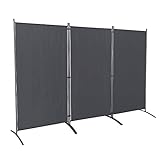 STEELAID Room Divider – Folding Partition Privacy Screen for School, Church, Office, Classroom, Dorm Room, Kids Room, Studio, Conference - 102' W X 71' Inches - Freestanding & Foldable