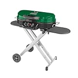 Coleman RoadTrip 285 Portable Stand-Up Propane Grill, Gas Grill with 3 Adjustable Burners & Instastart Push-Button Ignition; Great for Camping, Tailgating, BBQ, Parties, Backyard, Patio & More