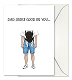 GIFTING GIGGLES Funny New Dad Card - Great for First New Dads for Birthday, First Fathers day or Congratulations