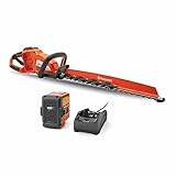 Husqvarna Hedge Master 320iHD60 Battery Hedge Trimmer, 24-Inch Electric Hedge Trimmer with Brushless Motor for Efficiency and Durability, 40V Lithium-Ion Battery and Charger Included