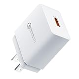 OCOOPA Quick Charge 3.0 Adapter, 18W Quick USB Wall Charger for Hand warmers, Charging Adapter for iPhone 11/Pro Max/XS XR/X/8/8P/iPad, Galaxy S10/S9/S8/Note 9/8 and More