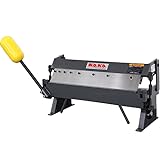 KAKA INDUSTRIAL W-2416Z, 24'Sheet Metal Pan and Box Brake,16 Gauge Mild Steel Capacity,Max Thickness Angle 1-135 Degree, The finger size is 1', 2', 3', 8' & 10' Pan and Box Brake Machine