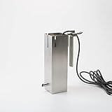 FJARDE Metal Surface Skimmer Aquarium Filter. for Rimless Aquarium.with Water Level Sensor(Pro).316 Stainless Steel.USB Powered.