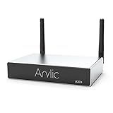 Arylic A30+ WiFi & Bluetooth 5.0 Mini Stereo Amplifier, 2 Channel Class D Wireless Amplifier, Home Amplifier for Speakers with spotify,airplay,Multiroom/multizone Digital Audio Speaker Amp
