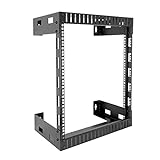Mount-It! 12U Wall Mount Server Rack | Multi-Use Media Rack That can Hold Servers, AV & Sound Equipment, Routers, Modems & More | Wall Mounted Network Rack | Easy to Assemble