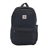 Carhartt 21L Classic Daypack, Durable Water-Resistant Pack with Laptop Sleeve, Black, One Size
