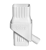 Oatey Mystic Rainwater Collection System, 2 in. x 3 in., Polyvinyl Chloride (PVC), White