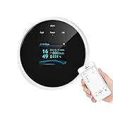 Qulable Smart Natural Gas Leak Detector,WiFi Gas Leak Sensor with LCD Display,APP Remote Monitor,Multi Functional Test Combustible Gases for LPG,LNG,Methane & Butane