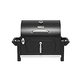 Grills House Portable Charcoal Grill with Two Side Handles, Compact Outdoor Charcoal Grill for Travel, Picnic, Tailgate, and Campsite Cooking, CD-AMZ-1519, Black