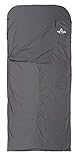 TETON Sports XL Sleeping Bag Liner; A Clean Sheet Set Anywhere You Go; Perfect for Travel, Camping, and Anytime You’re Away from Home Overnight; Machine Washable, Dark Grey