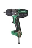 Metabo HPT Impact Wrench, Corded, AC Brushless Motor, 1/2' Square Drive, Four Selectable Impact Ranges (WR16SE)