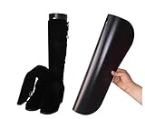UPSTORE 2Pairs Black Plastic Thicken Long Automatic Stand Support Shaper Shoe Trees Tall Short Boot Shaper Inserts Pads Knee High Shoes Thigh Boot Holder Hanger for Women Lady Most Shoes(14inch/36cm)