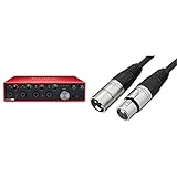 Focusrite Scarlett 18i8 3rd Gen USB Audio Interface + Amazon Basics XLR Microphone Cable