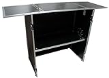 Harmony Case HCDJSTANDT Compact Fold Out Portable DJ Workstation Table