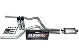 Truck Exhaust Kits - Shop Line Dual Exhaust Sytem 2.5 inch Aluminized Pipe Flowmaster Flow FX Muffler Chrome Tips
