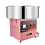 Karpevta Cotton Candy Maker Machine 20 Inch Stainless Steel Bowl Electric Commercial Cotton Candy Machine Candy Floss Maker Cotton Candy Maker for Children Birthday Party