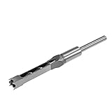 uxcell Square Hole Drill Bit, 1/2' High-Carbon Steel Hollow Chisel Mortise Power Tool for Woodworking