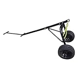 Timber Tuff Steel Log Carrier Dolly with Skidding Arch, 1000 Pound Capacity, Tow Rocks, Boulders, Fallen Branches, or Logs with a Riding Mower or ATV