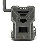 SPYPOINT Flex Dual-Sim Cellular Trail Camera 33MP Photos 1080p Videos with Sound, 0.3S Responsive Trigger 100-Foot Flash/Detection Range GPS Enabled