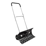 EPR Rolling 26'' Reversible Blade with Two 6'' Wheels Snow Pusher Shovel