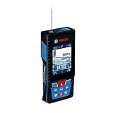 Bosch GLM400C Blaze Outdoor 400ft Bluetooth Connected Laser Measure with Camera and AA Batteries, Blue