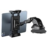 OHLPRO Tablet Holder for Car Dashboard, Suction Cup Windshield Mount for iPad, Samsung Tab, Android tablets and smartphones [all 5'-13'] Tablet Holder, compatible with trucks, SUVs, cars and more