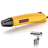 Mini Heat Gun, 350W Hot Air Gun 662℉ (350℃) with 2 Speed Setting, Poratble Small Heat Gun with 4.9Ft Cable for Crafting, Shrink Wrapping, Embossing, Drying Paint
